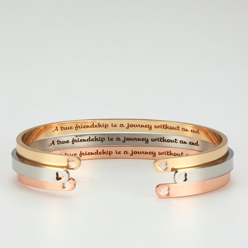 💍 Personalized Couple Bracelet – Sleek Steel Design for Him & Her