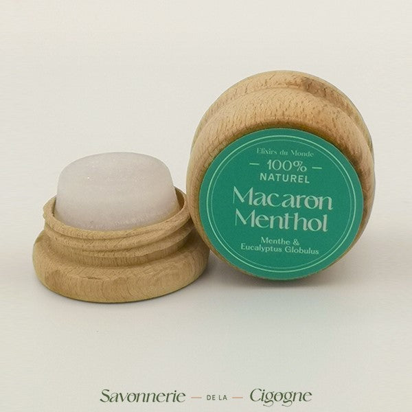Pierre naturelle à la menthe poivrée et eucalyptus 7g